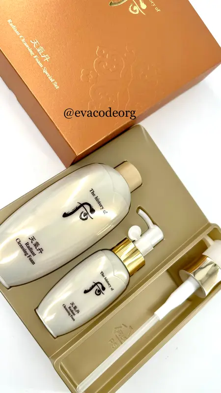 The history of Whoo Cheongidan Radiant Cleansing Foam Special Set (Box 12) (470 g)
