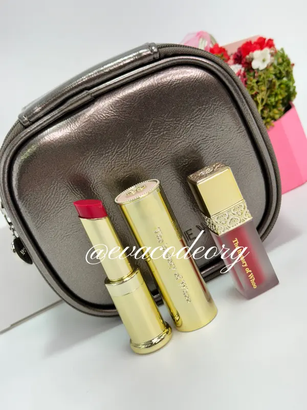 The History of Whoo Gongjinhyang: Mi Glow Lip Balm ROSE Special Set (150 g) (Box 18)
