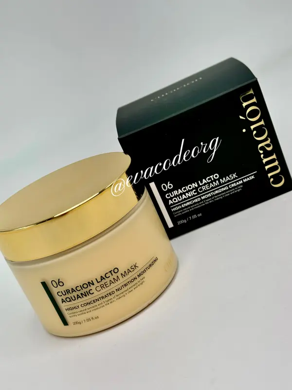 06 CURACION Lacto Aquanic Cream Mask (Box 60) (290 g)