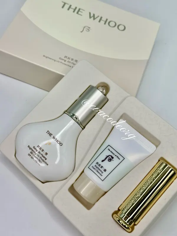 THE WHOO Gong Jin Hyang Brightening UV Protective BB Cream Set (BOX 24)  (130 g)