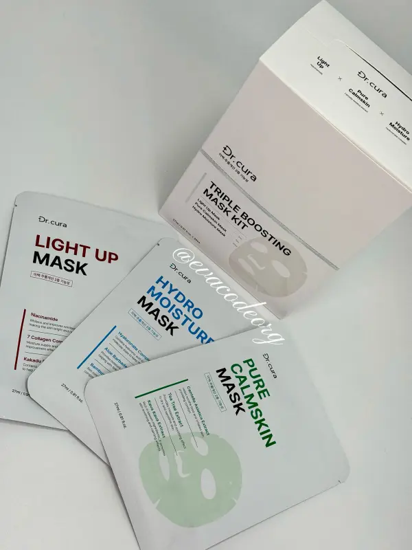 Dr. Cura Triple Boosting Mask Kit  (Box10) (770 g)