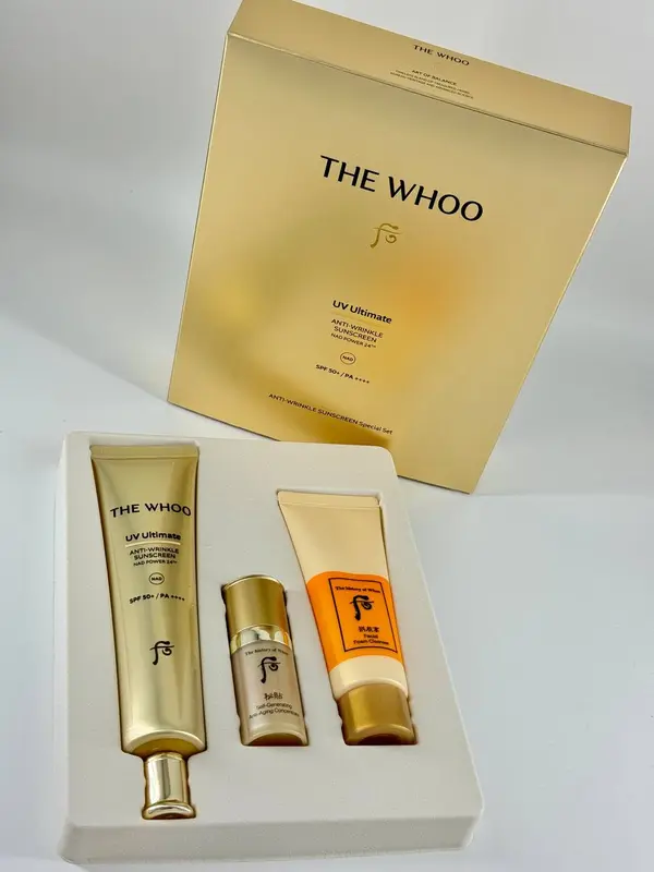The Whoo UV Ultimate Anti-Wrinkle Sunscreen Special Set SPF50+/PA++++ (BOX 12) (230 g)