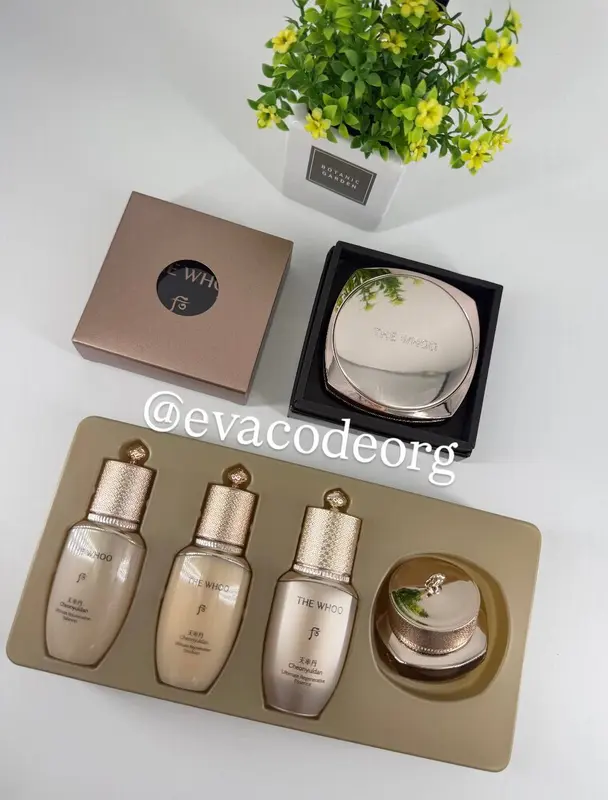 The History of Whoo Cheonyuldan Signature Cushion Foundation #21 Special Set NEW (BOX 4) (700 g)