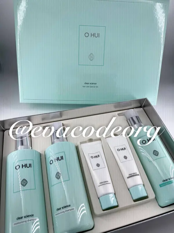 O HUI Clear Science Moisturizing Hair Care Special Set NEW (Box 3) (1930 g)