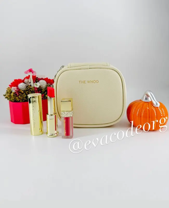 The History of Whoo Gongjinhyang: Mi Glow Lip Balm ROYAL RED Special Set (150 g) (Box 18)
