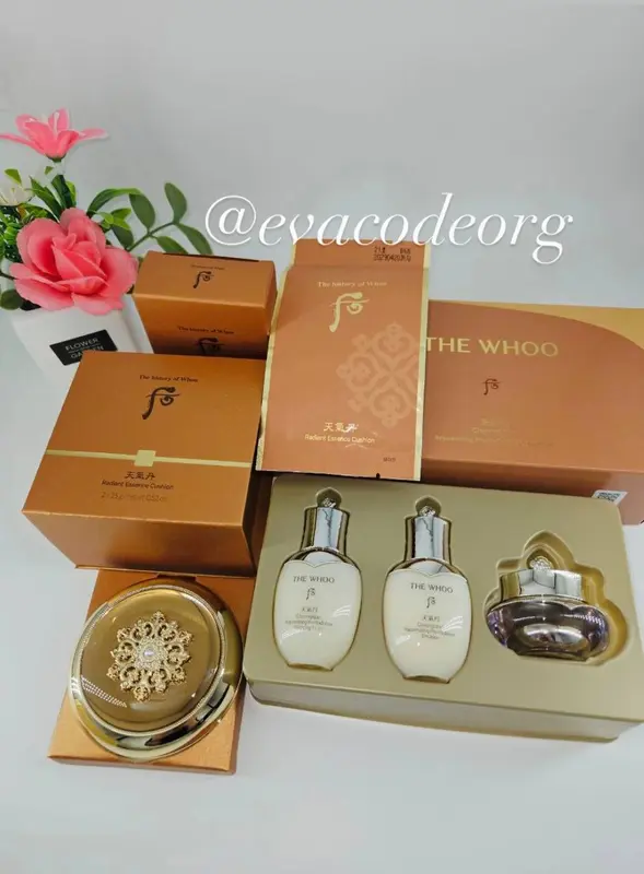 The history of Whoo Cheongidan Radiant Essence Cushion SPF50+/PA+++ #21 Special Set (640 g)