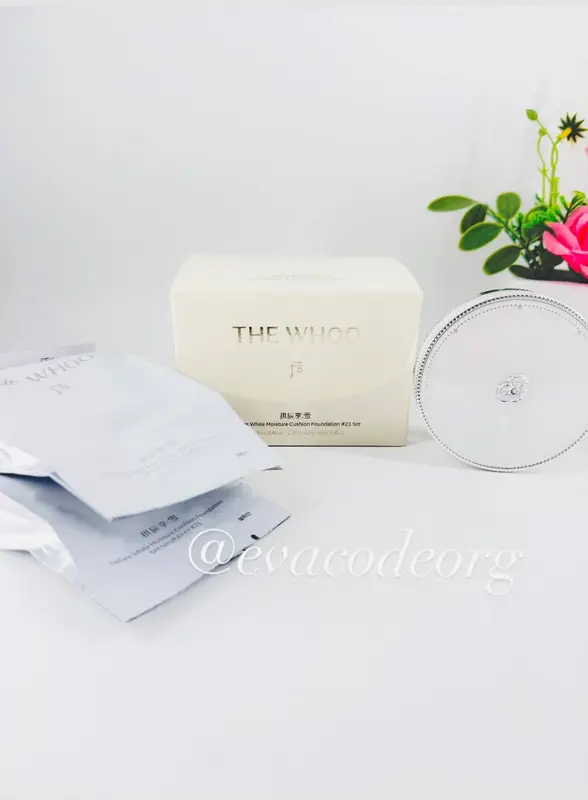The History of Whoo Gongjinhyang:Seol Radiant White Moisture Cushion Foundation #21 Set (BOX 16) (180 g)