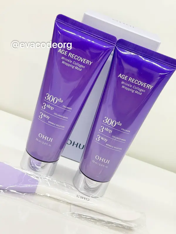 O HUI AGE RECOVERY Wrinkle Collagen Wrapping Mask Special Set (Box 15) (200 g)