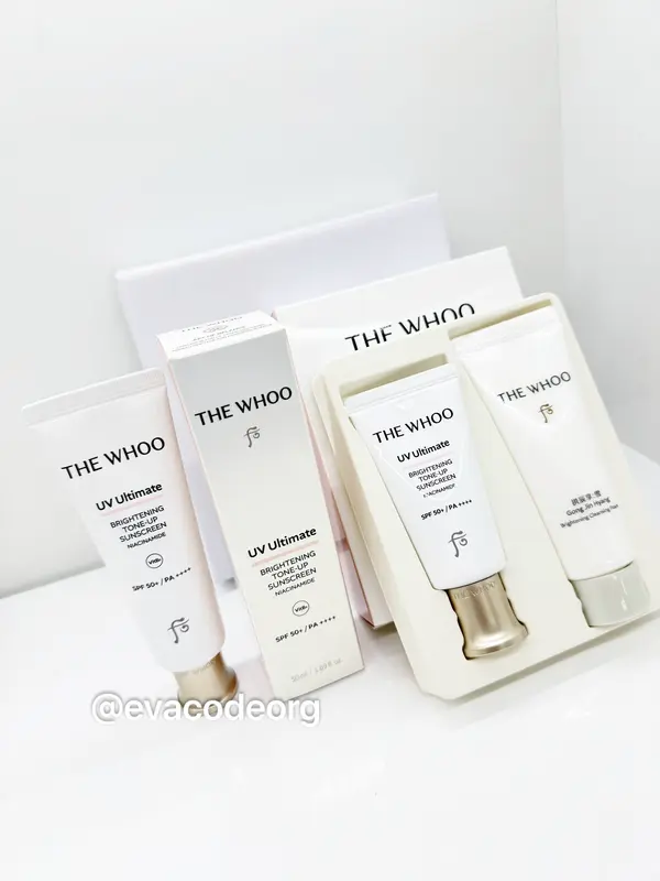 THE WHOO UV Ultimate Brightening Tone-Up Sunscreen Special Set SPF50+/PA++++ (BOX 14) (250 g)